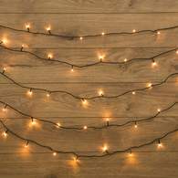 Электрогирлянда Твинкл Лайт 10м, темно-зелен ПВХ, 80 теплый белый 