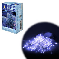 Электрогирлянда-бахрома уличная 25х0,7 м, 400 LED, холодный белый, 220 V, контроллер, ЗОЛОТАЯ СКАЗКА