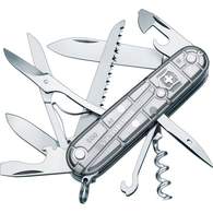 Нож перочинный Victorinox Huntsman 1.3713.T7 91мм 15 функций полупрозрачный серебристый