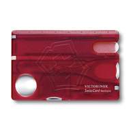 Швейцарская карта Victorinox SwissCard Nailcare (0.7240.T) красный 10 функций полупрозрачный