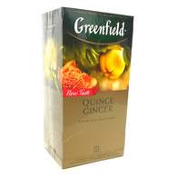 Чай Greenfield Quince Ginger (Квинс Джинджер), зеленый, 25пак/уп 