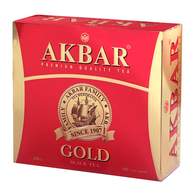 Чай Akbar Gold черный, 100 пак