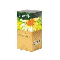 Чай Greenfield Rich Camomile, травяной из цветков ромашки и сушеных яблок,с ароматом корицы, 25 пак/уп