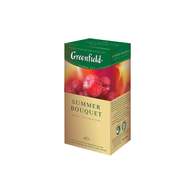 Чай Greenfield Summer Bouquet, фруктовый со вкусом малины, 25 пак/уп