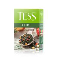Чай Tess Flirt листовой зеленый с добавками,100г 
