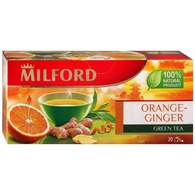 Чай Milford Апельсин Имбирь зеленый, 20пак