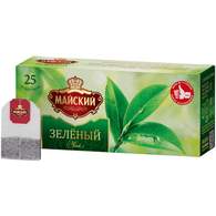 Чай Майский зеленый, 25пакx2г/уп