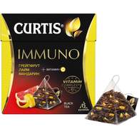 Чай Curtis черный Immuno,ароматизированный,средний лист, 15шт/уп