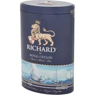 Чай Richard Royal Ceylon черный листовой, ж/б, 80г