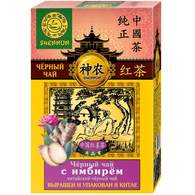 Чай Shennun черный с имбирем листовой, 100г 13087