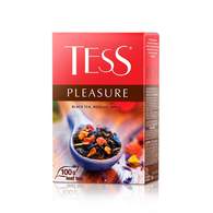 Чай Tess Pleasure листовой черный с добавками,100г 0588-15