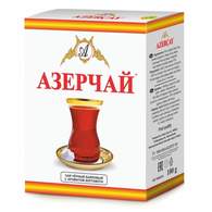 Чай Азерчай черный с ароматом бергамота среднелестовой,100г 250190
