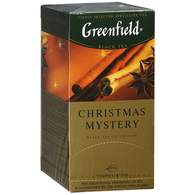 Чай Greenfield Christmas Mystery (Кристмас Мистери), черный 25 пак /уп