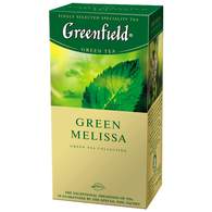 Чай Greenfield Green Melissa зеленый, 25 пак/уп