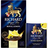 Чай Richard Royal Lemon черный,ароматизированный, 25шт/уп