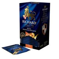Чай Richard Royal Orange Cinnamon черный , 25 пак, 14143