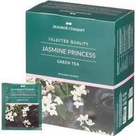 Чай Деловой Стандарт Jasmine princess зеленый с жасмин. 100 пакx2гр