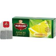 Чай Майский Лимон зеленый, 25пак