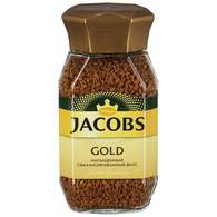 Кофе Jacobs Gold натуральный растворимый сублимированный 95г стекло