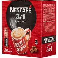 Кофе Nescafe 3 в 1 классический растворимый , шоу-бокс, 20штx14,5г