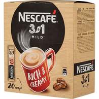 Кофе Nescafe 3 в 1 мягкий растворимый , шоу-бокс, 20штx14,5г