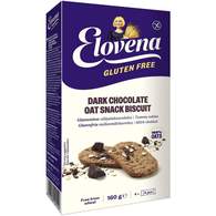 Печенье  Elovena галеты овсяные с темным шоколадом  без глютена,   160г