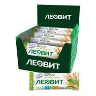 Батончик мюсли Леовит с фенхелем и зеленым чаем, 30гх26шт/уп