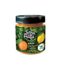 Джем Terra Frutta Апельсин-Лимон-Имбирь, ст/б, 200г