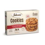 Печенье Falcone Cookies сахарное с клюквой и кукурузной мукой, 200г