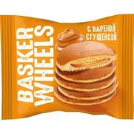 Пирожное Basker Wheels Pancake бисквитное с вар.сгущй, 36гх28шт/уп (ВБ118)