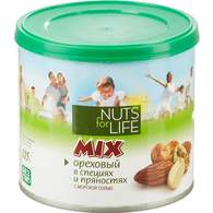 Орехи Микс ореховый Nuts for life,  115г