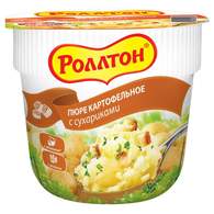 Картофельное пюре Роллтон с сухариками 24штx40г
