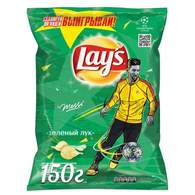 Чипсы Lays зеленый лук, 150г