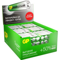 Батарейка AA пальчиковая GP Super (96 штук в упаковке) 