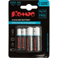 Батарейка Promega AA LR06 + AAA LR03  (4 шт/уп) 