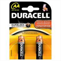Батарейка Duracell АА, LR6, А316, 2 шт/уп