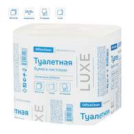 Бумага туалетная листовая OfficeClean Professional (V-сл)(T3), 2-слойная, 250лист./пачка, белая, 30 шт/уп