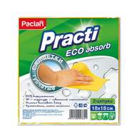 Салфетка хозяйственная Paclan губчатая 18х18 см  2шт/уп