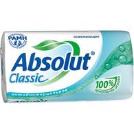 Мыло туалетное Absolut Classic, антибактериальное освежающее, 90г