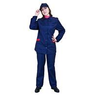 Костюм Золушка, куртка + брюки, синий/красный, размер 52-54, рост 158-164