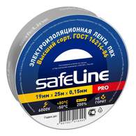 Изолента Safeline 19/25 серо-стальной