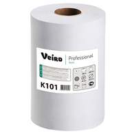 Полотенца бумажные в рулонах Veiro Basic , цвет натуральный, 180м, 1-сл.(для диспесеров 1417-0336; 1417-0337) 6 рул/упак K101