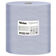 Протирочный материал  Veiro Comfort , цвет синий, 350м, 2-сл.,  2 шт/упак W202