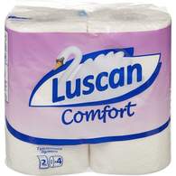Бумага туалетная Luscan Comfort 2сл бел 100%цел втул 21,88м 175л 4рул/уп