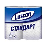Бумага туалетная Luscan Standart 2сл бел вторич втул 21,88м 175л 4рул/уп