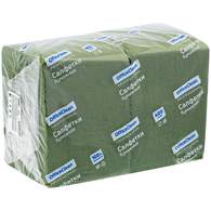Салфетки бумажные OfficeClean Professional, 1 слойн., 24*24см, зеленые, 400шт.