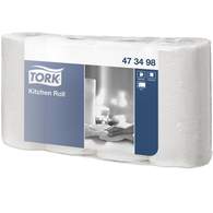 Полотенца бумажные Tork Advanced, 2-сл, 90л, 4рул/уп, натурально белые 473498