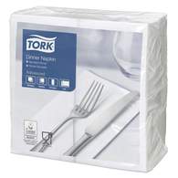 Салфетки бумажные Tork Advanced, 2-слойные 39х39, 1/8-сложения, 150шт/уп, белые 477554