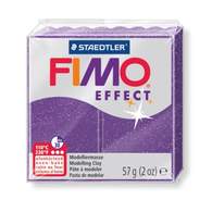 Fimo effect полимерная глина, запек., 57гр. цвет лиловый металлик