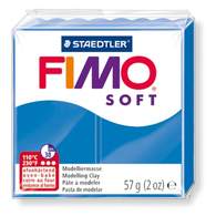 Fimo soft полимерная глина, запекаемая, 57 гр. цвет синий